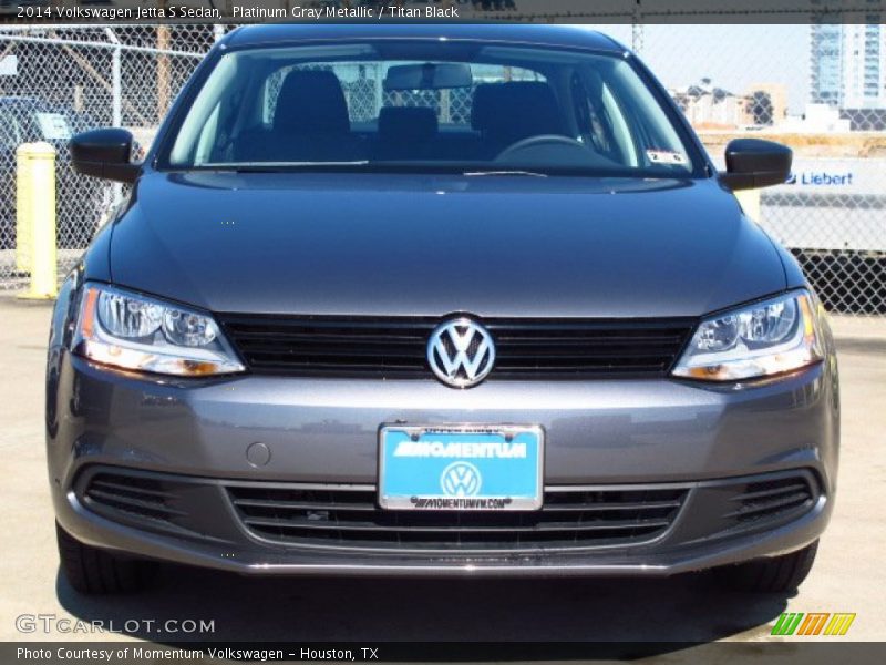 Platinum Gray Metallic / Titan Black 2014 Volkswagen Jetta S Sedan