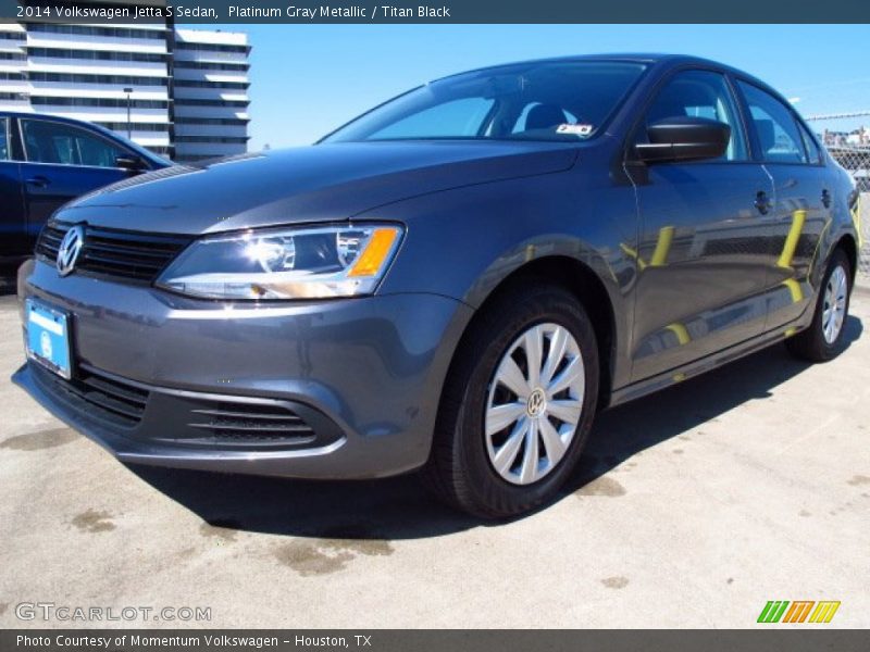Platinum Gray Metallic / Titan Black 2014 Volkswagen Jetta S Sedan