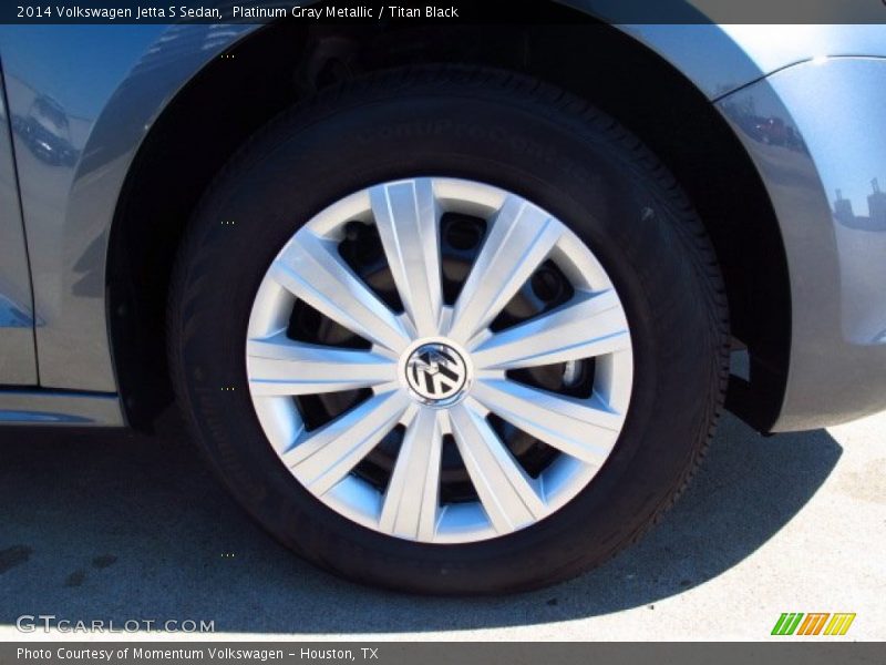 Platinum Gray Metallic / Titan Black 2014 Volkswagen Jetta S Sedan