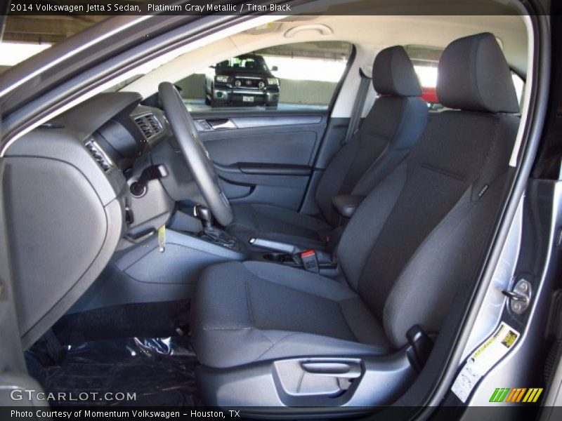 Platinum Gray Metallic / Titan Black 2014 Volkswagen Jetta S Sedan