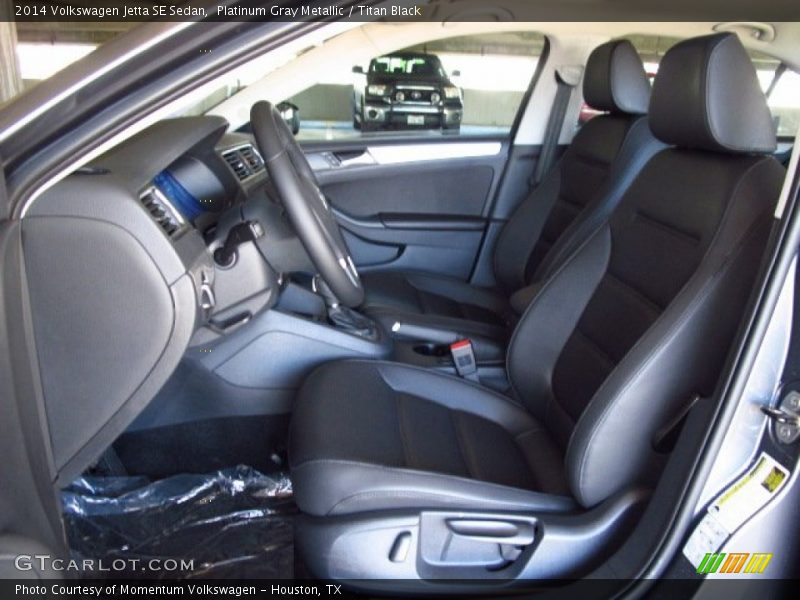 Platinum Gray Metallic / Titan Black 2014 Volkswagen Jetta SE Sedan