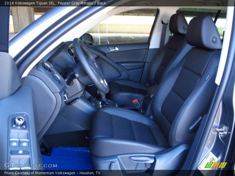 Pepper Gray Metallic / Black 2014 Volkswagen Tiguan SEL