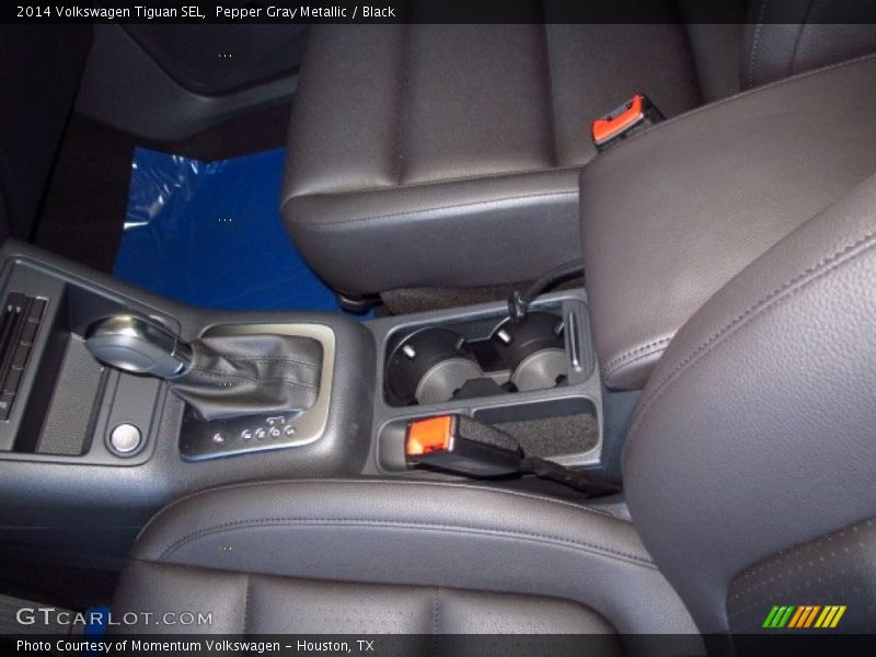 Pepper Gray Metallic / Black 2014 Volkswagen Tiguan SEL