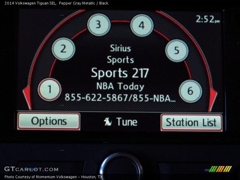 Pepper Gray Metallic / Black 2014 Volkswagen Tiguan SEL