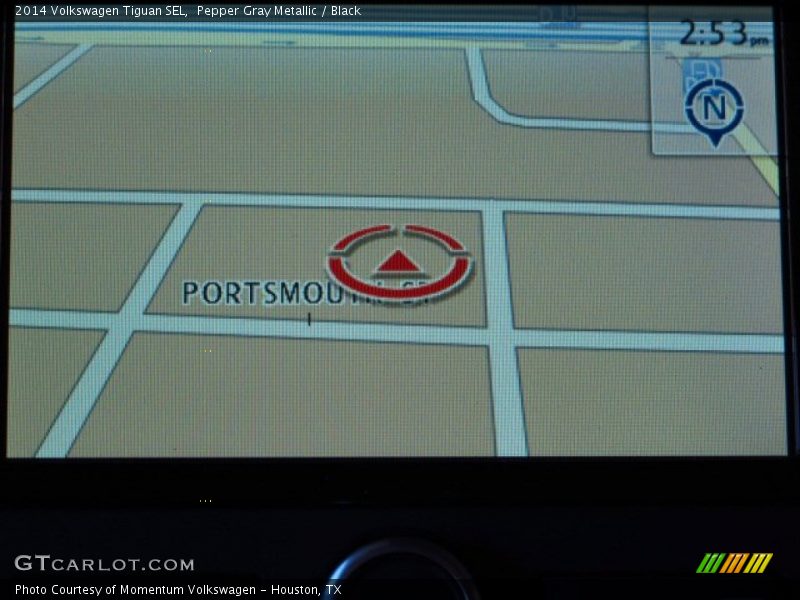 Pepper Gray Metallic / Black 2014 Volkswagen Tiguan SEL