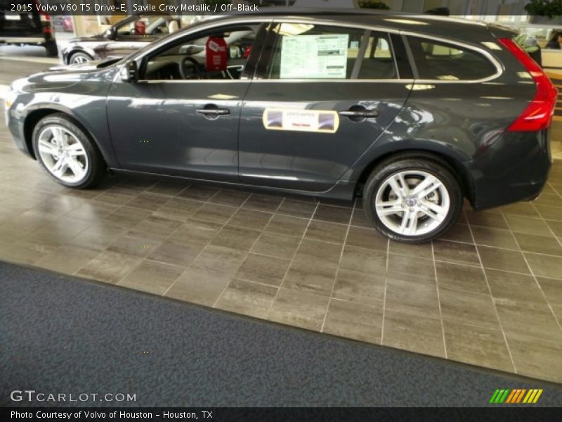 Savile Grey Metallic / Off-Black 2015 Volvo V60 T5 Drive-E