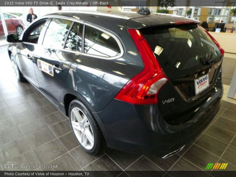 Savile Grey Metallic / Off-Black 2015 Volvo V60 T5 Drive-E