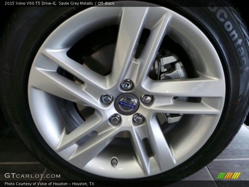 Savile Grey Metallic / Off-Black 2015 Volvo V60 T5 Drive-E