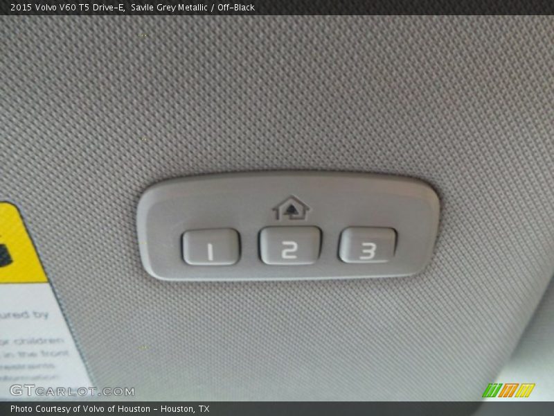 Savile Grey Metallic / Off-Black 2015 Volvo V60 T5 Drive-E