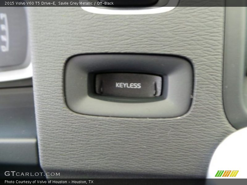 Savile Grey Metallic / Off-Black 2015 Volvo V60 T5 Drive-E