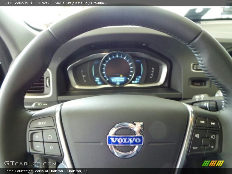 Savile Grey Metallic / Off-Black 2015 Volvo V60 T5 Drive-E
