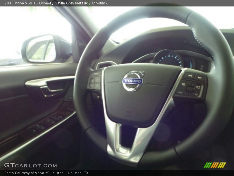 Savile Grey Metallic / Off-Black 2015 Volvo V60 T5 Drive-E