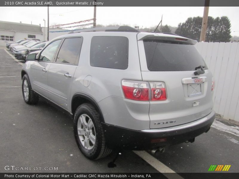 Quicksilver Metallic / Ebony 2010 GMC Acadia SLE AWD