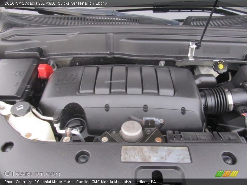 Quicksilver Metallic / Ebony 2010 GMC Acadia SLE AWD