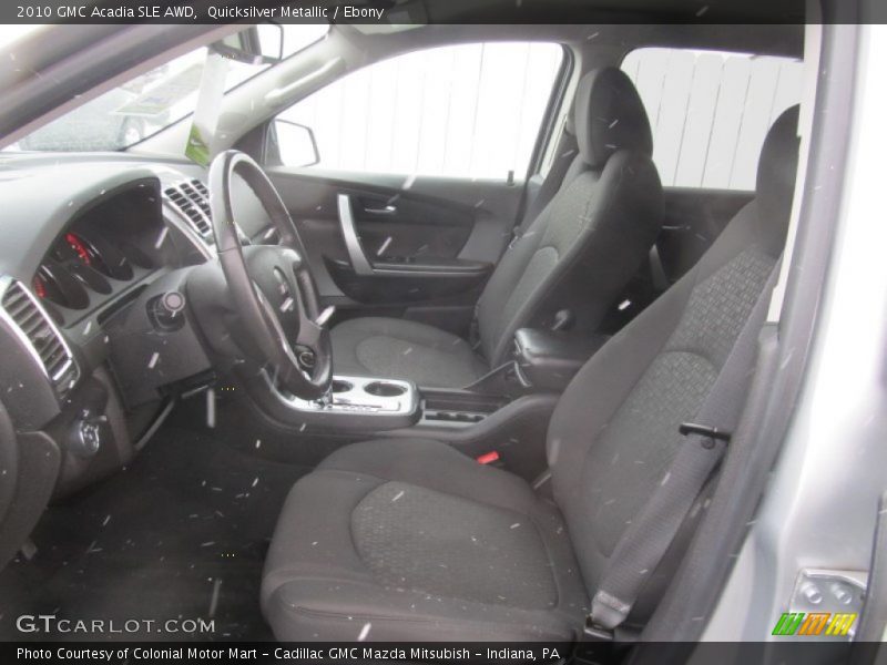 Quicksilver Metallic / Ebony 2010 GMC Acadia SLE AWD