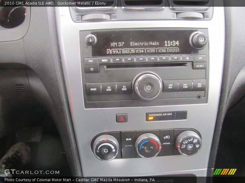 Quicksilver Metallic / Ebony 2010 GMC Acadia SLE AWD