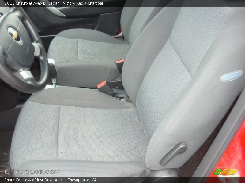 Victory Red / Charcoal 2011 Chevrolet Aveo LT Sedan