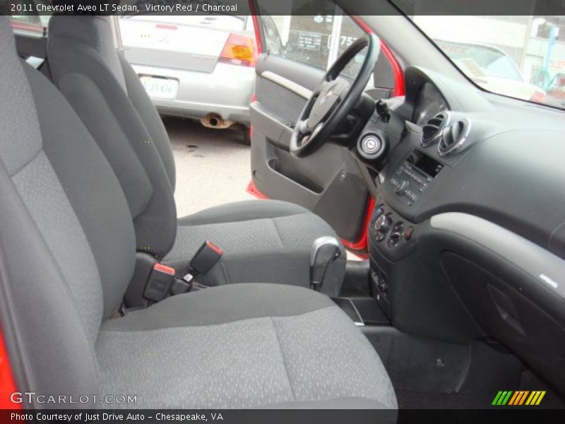 Victory Red / Charcoal 2011 Chevrolet Aveo LT Sedan