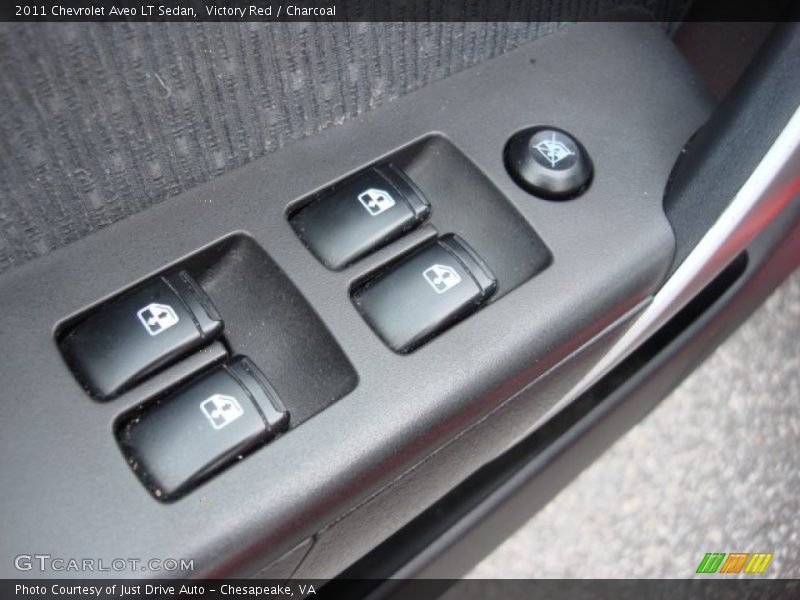Victory Red / Charcoal 2011 Chevrolet Aveo LT Sedan