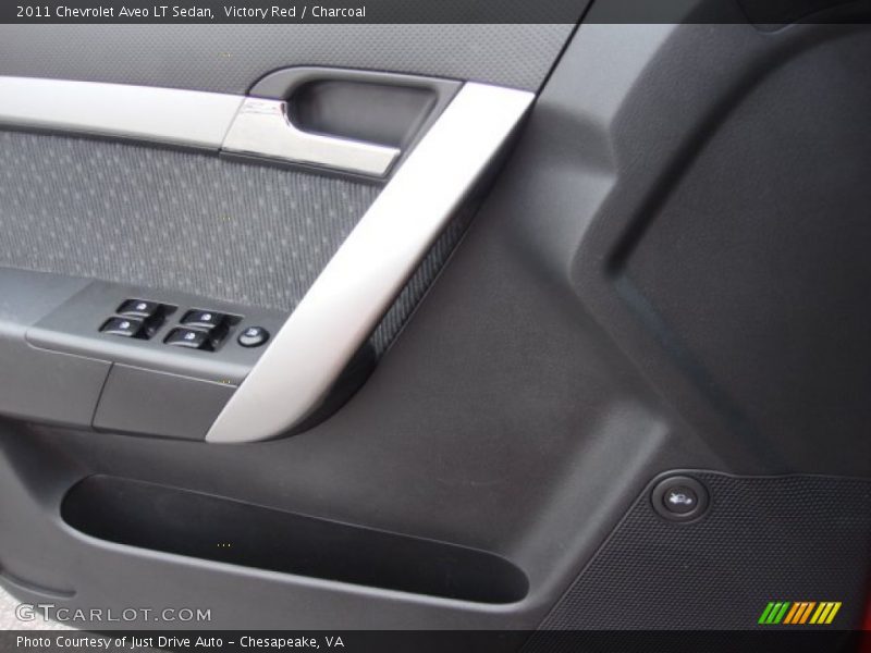Victory Red / Charcoal 2011 Chevrolet Aveo LT Sedan