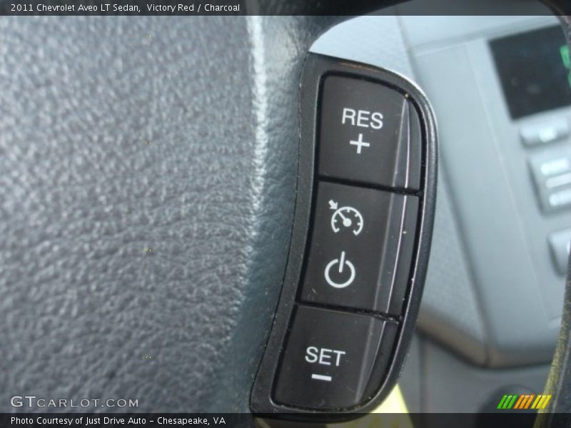 Victory Red / Charcoal 2011 Chevrolet Aveo LT Sedan