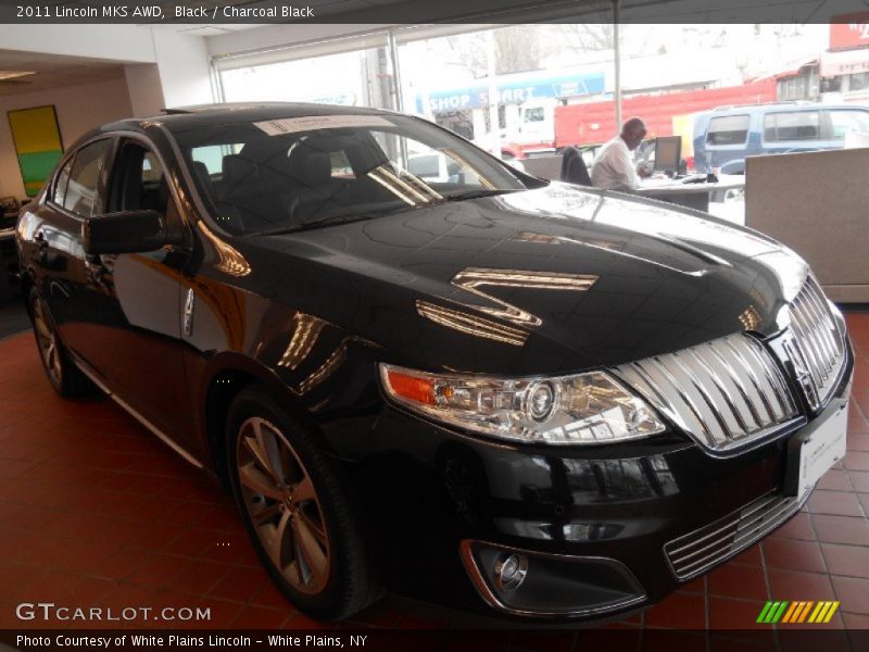 Black / Charcoal Black 2011 Lincoln MKS AWD