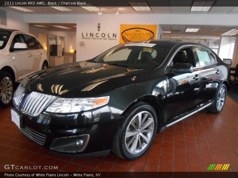 Black / Charcoal Black 2011 Lincoln MKS AWD