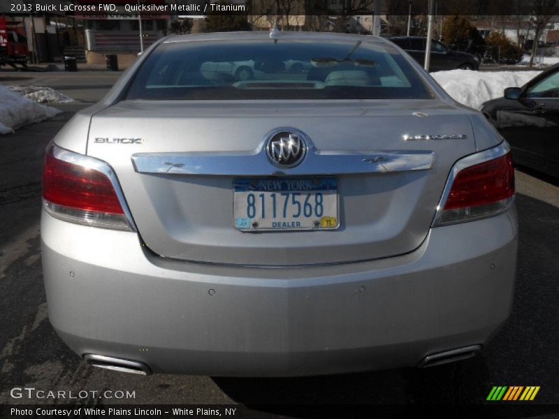 Quicksilver Metallic / Titanium 2013 Buick LaCrosse FWD