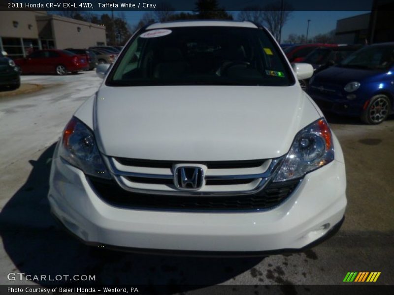 Taffeta White / Gray 2011 Honda CR-V EX-L 4WD