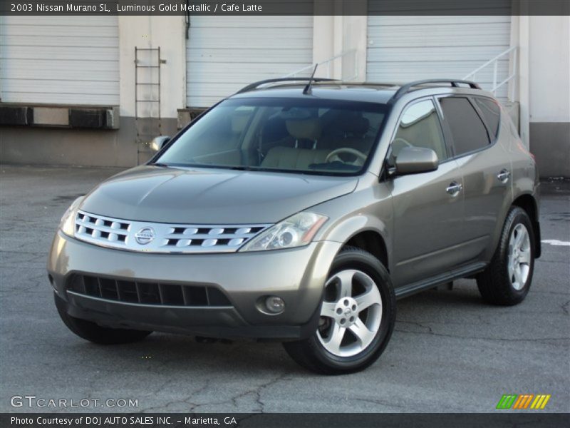 Luminous Gold Metallic / Cafe Latte 2003 Nissan Murano SL