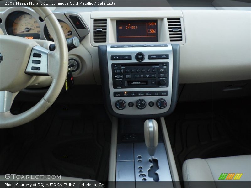 Luminous Gold Metallic / Cafe Latte 2003 Nissan Murano SL