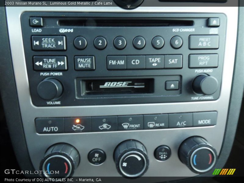 Luminous Gold Metallic / Cafe Latte 2003 Nissan Murano SL