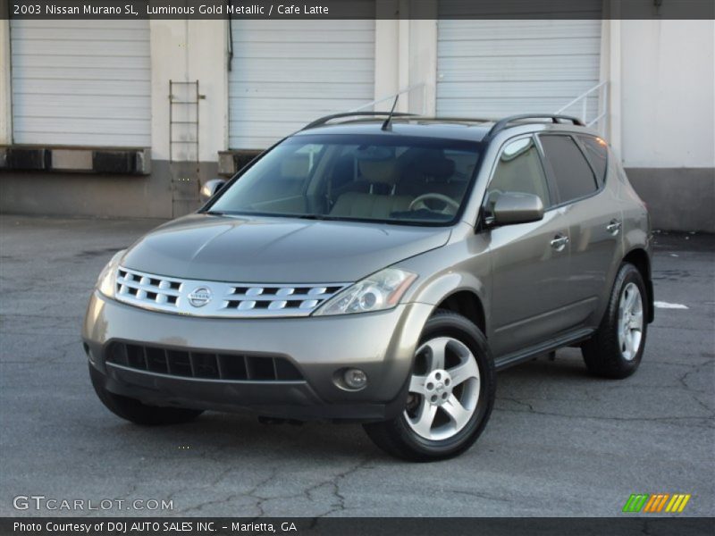 Luminous Gold Metallic / Cafe Latte 2003 Nissan Murano SL
