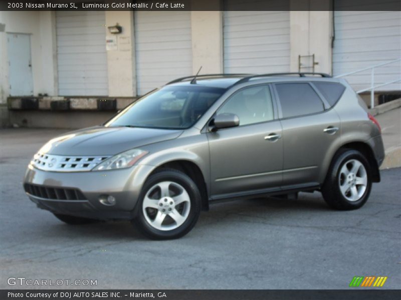 Luminous Gold Metallic / Cafe Latte 2003 Nissan Murano SL