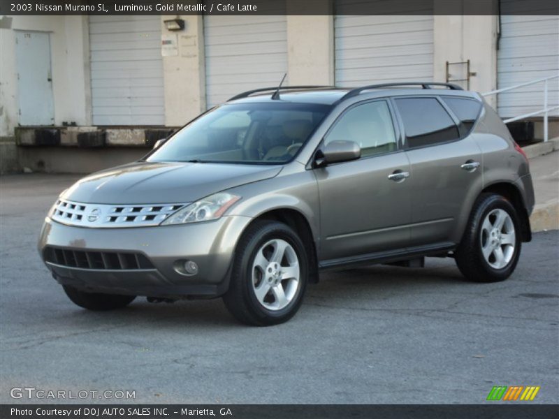 Luminous Gold Metallic / Cafe Latte 2003 Nissan Murano SL