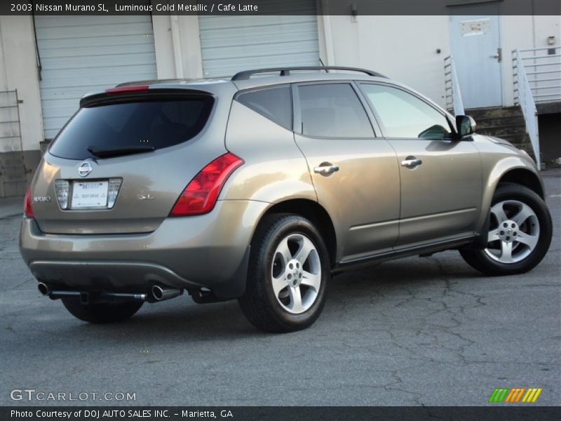 Luminous Gold Metallic / Cafe Latte 2003 Nissan Murano SL