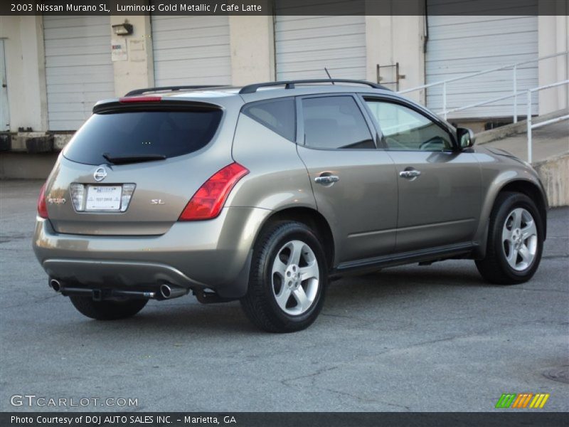 Luminous Gold Metallic / Cafe Latte 2003 Nissan Murano SL