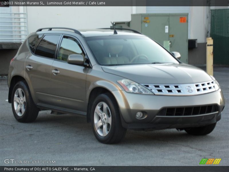 Luminous Gold Metallic / Cafe Latte 2003 Nissan Murano SL