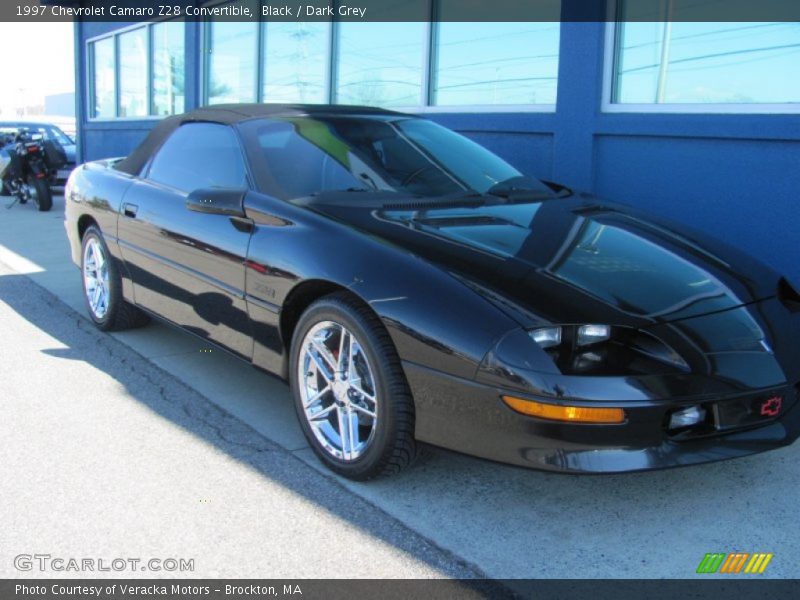 Black / Dark Grey 1997 Chevrolet Camaro Z28 Convertible