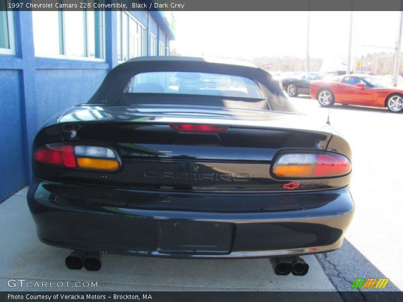 Black / Dark Grey 1997 Chevrolet Camaro Z28 Convertible