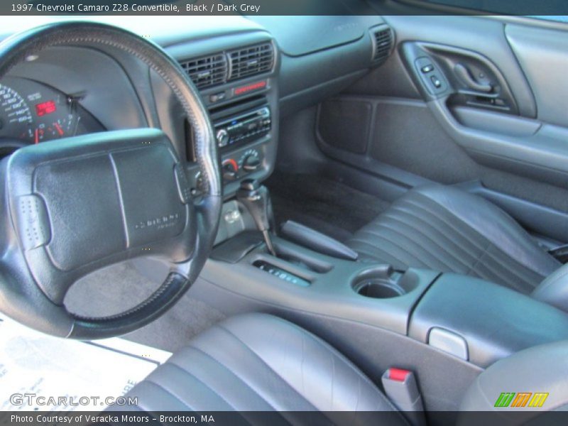 Black / Dark Grey 1997 Chevrolet Camaro Z28 Convertible