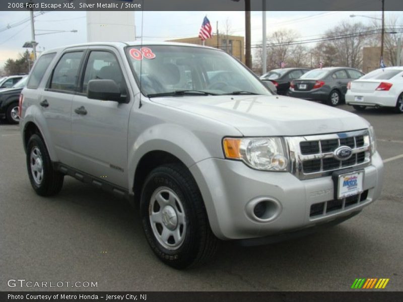 Silver Metallic / Stone 2008 Ford Escape XLS