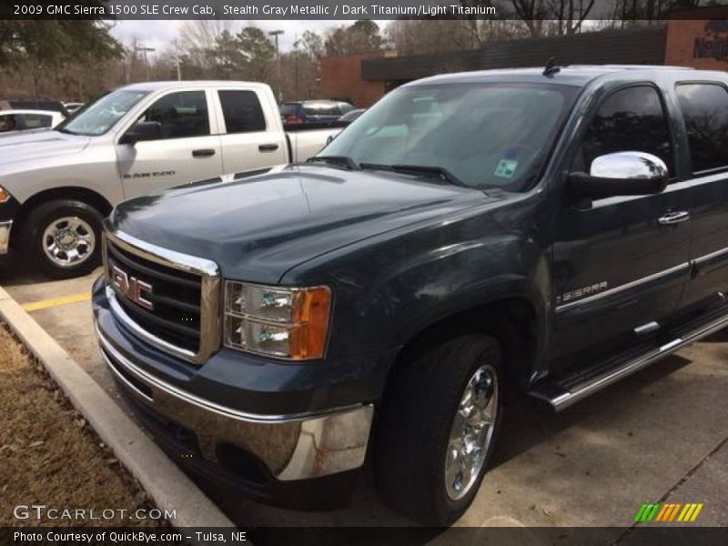 Stealth Gray Metallic / Dark Titanium/Light Titanium 2009 GMC Sierra 1500 SLE Crew Cab