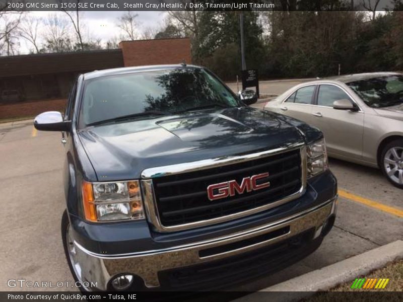 Stealth Gray Metallic / Dark Titanium/Light Titanium 2009 GMC Sierra 1500 SLE Crew Cab