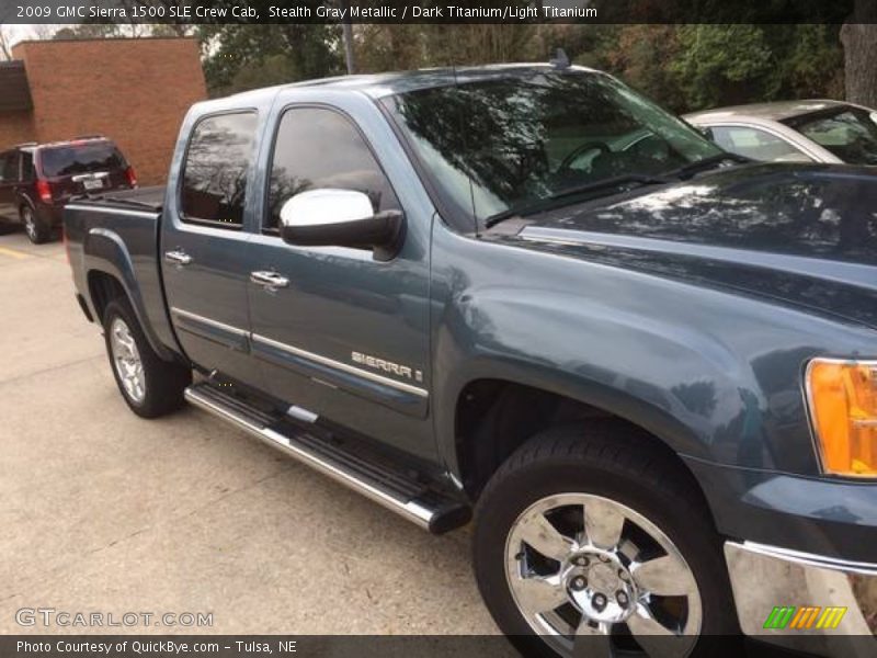 Stealth Gray Metallic / Dark Titanium/Light Titanium 2009 GMC Sierra 1500 SLE Crew Cab