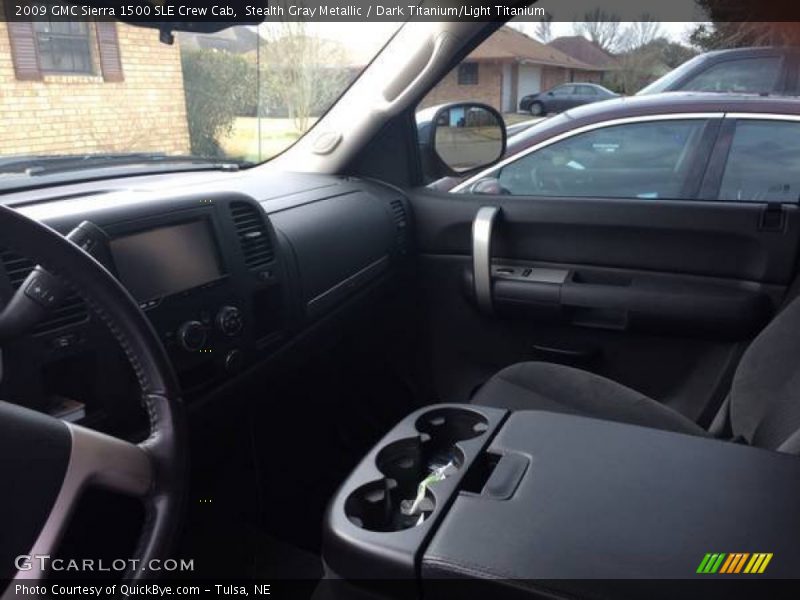 Stealth Gray Metallic / Dark Titanium/Light Titanium 2009 GMC Sierra 1500 SLE Crew Cab