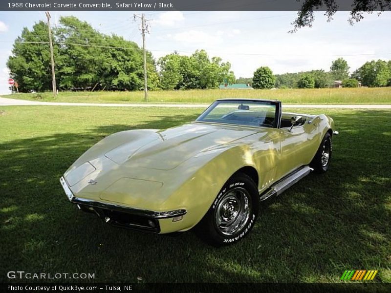 Front 3/4 View of 1968 Corvette Convertible