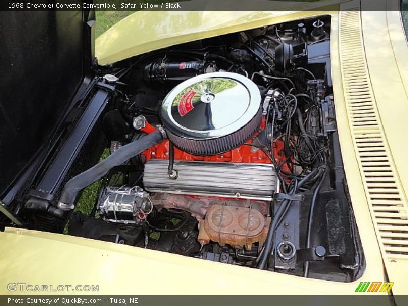  1968 Corvette Convertible Engine - 327 cid 350 HP OHV 16-Valve L79 V8