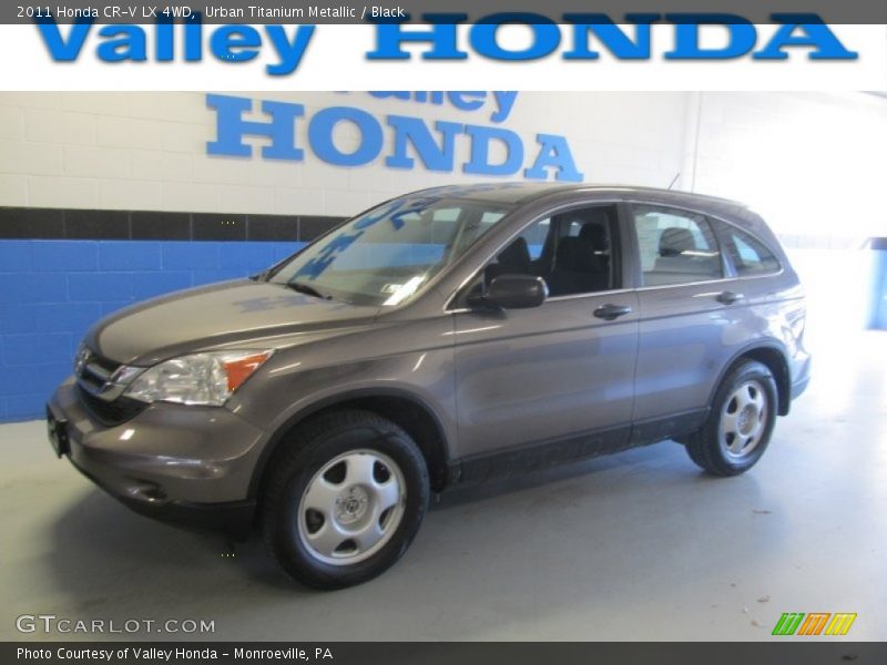 Urban Titanium Metallic / Black 2011 Honda CR-V LX 4WD