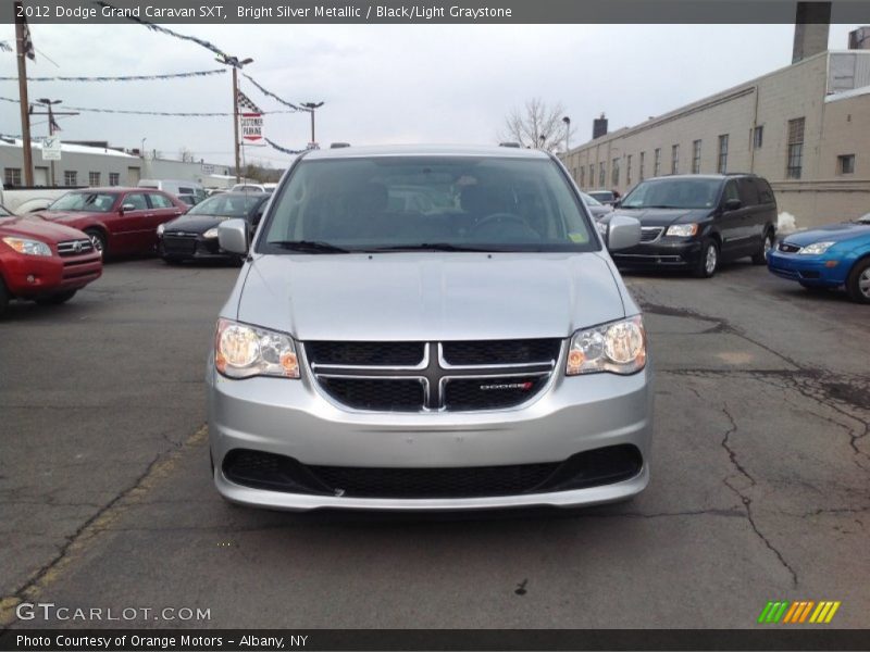 Bright Silver Metallic / Black/Light Graystone 2012 Dodge Grand Caravan SXT